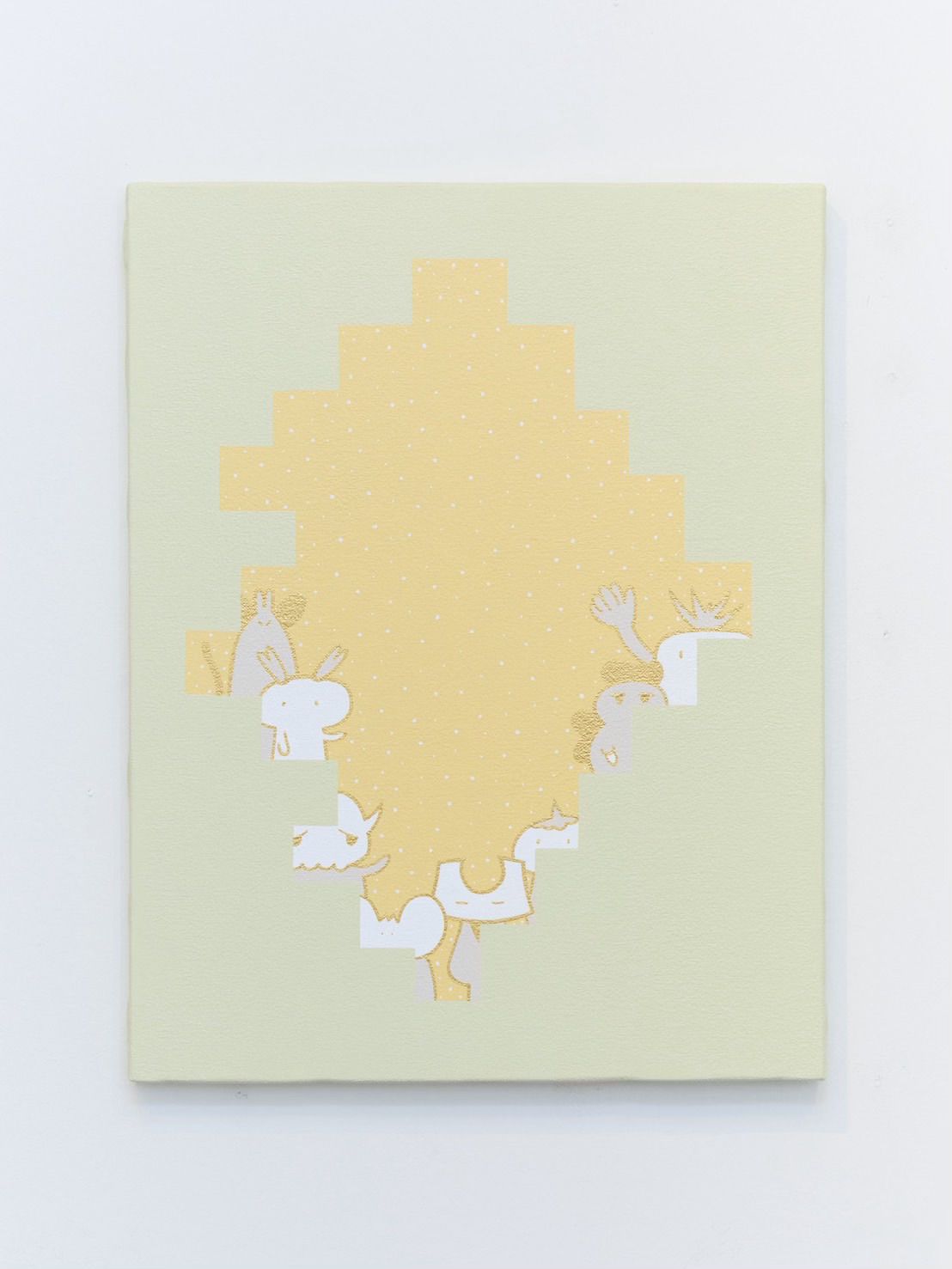 mirror of the soul (Naples yellow green ver)