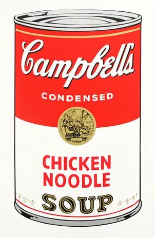 Campbell's Soup Can
 S1 CHICKEN NOODLE