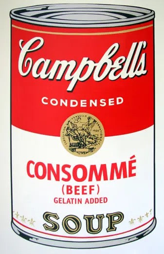 Campbell’s Soup Can 
S1 CONSOMME