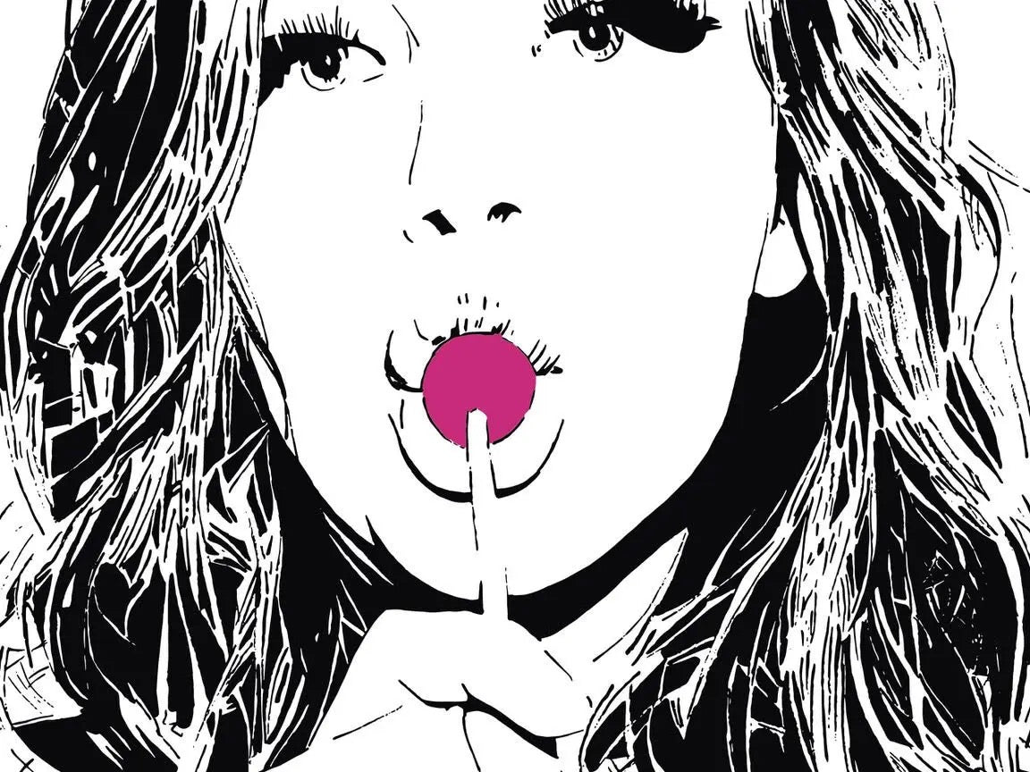 Girl with The Lolipop *Hand Finished*