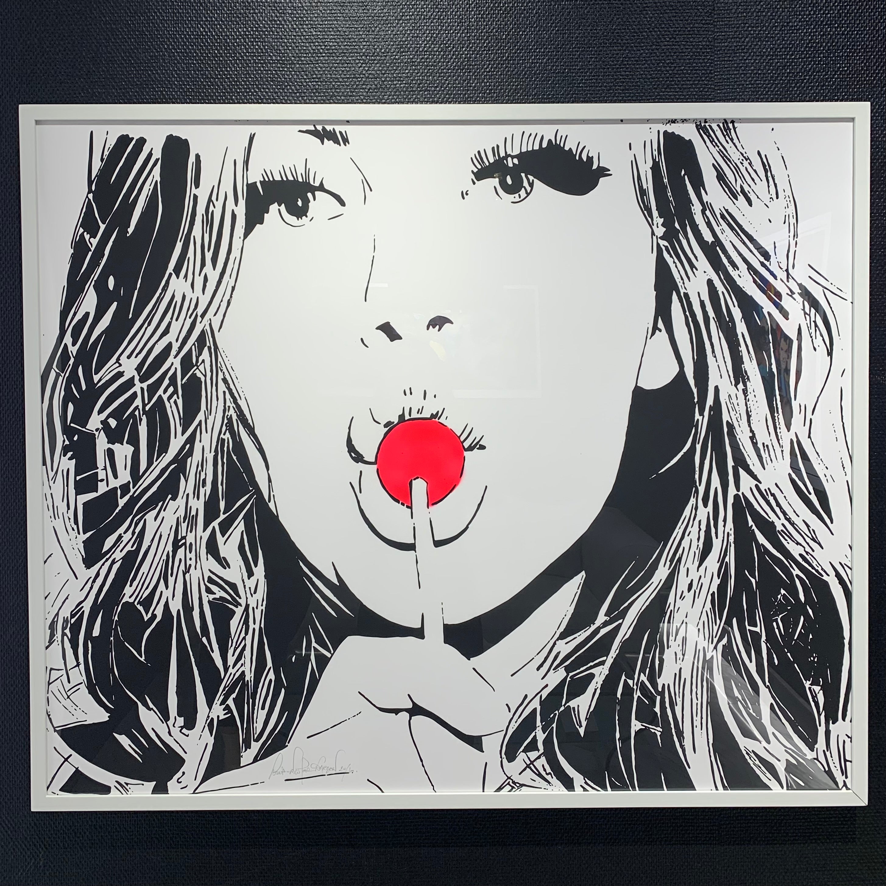 Girl with The Lolipop *Hand Finished*