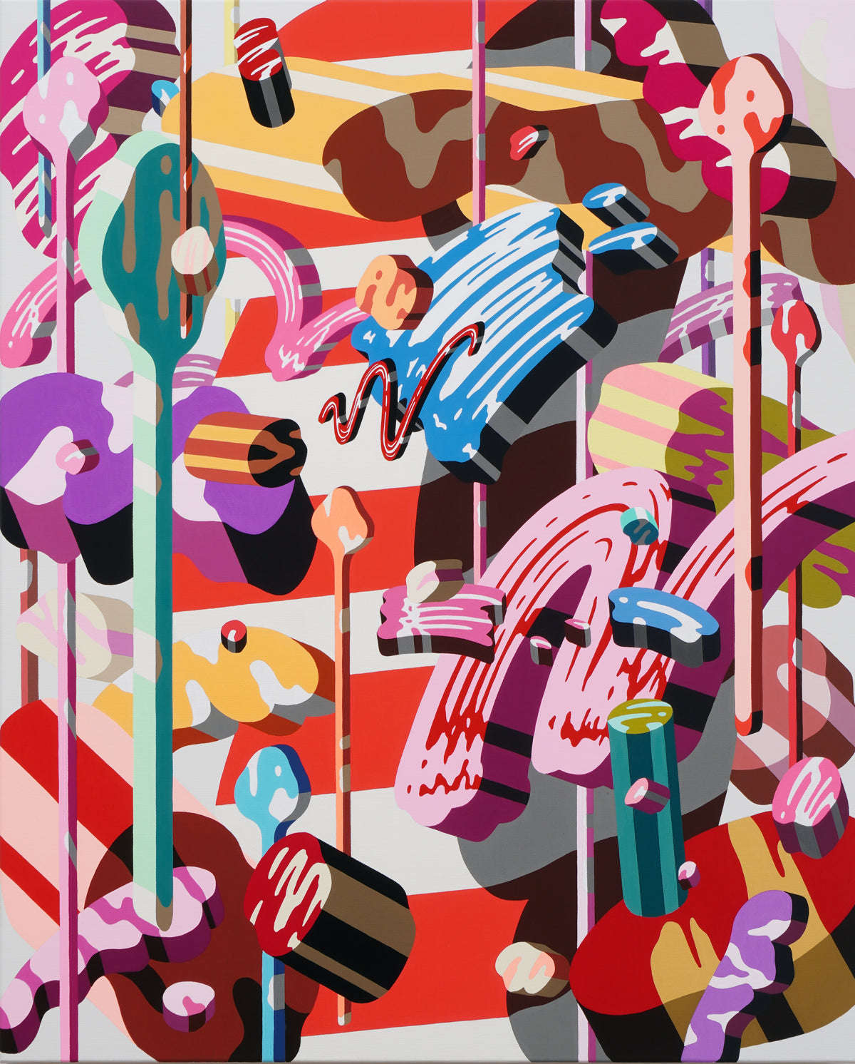 Overlap of paint (dot 19)