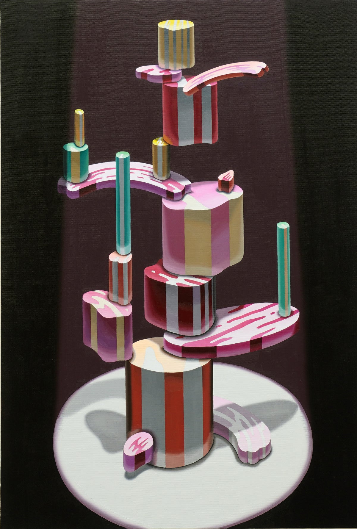 The physical space of painting (Flower 11)