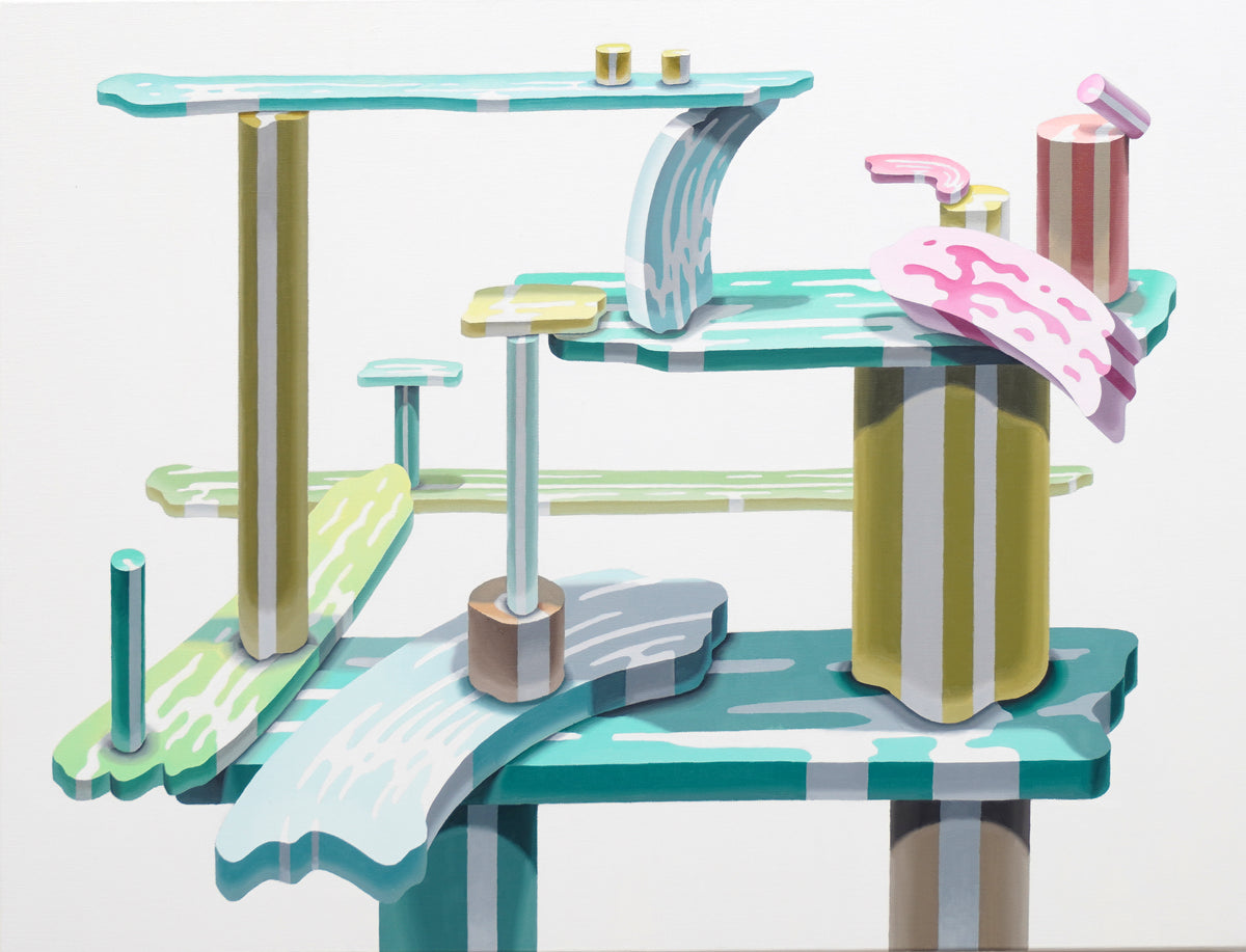 The physical space of painting (Plants)