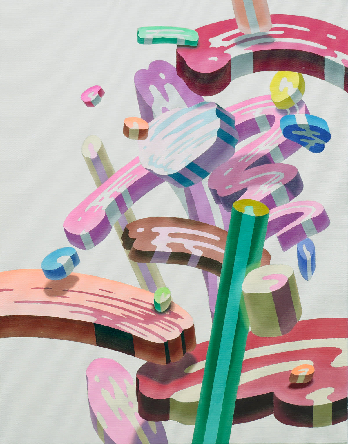 The physical space of painting (dot)