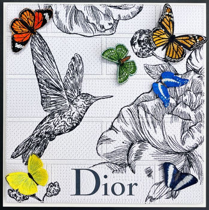 HUMMING BIRD TOILE (DIOR) MOD15950